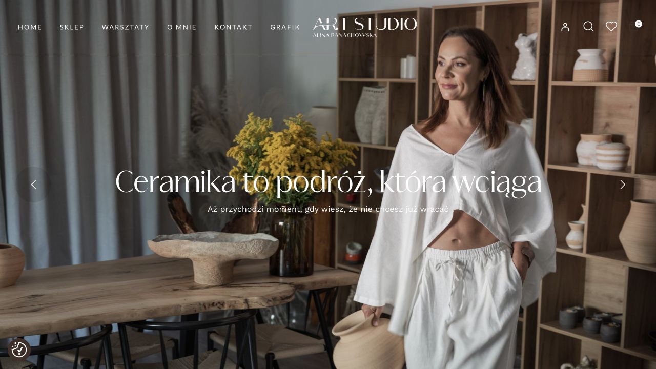 Strona główna realizacji AR.T Studio / Alina Ranachowska